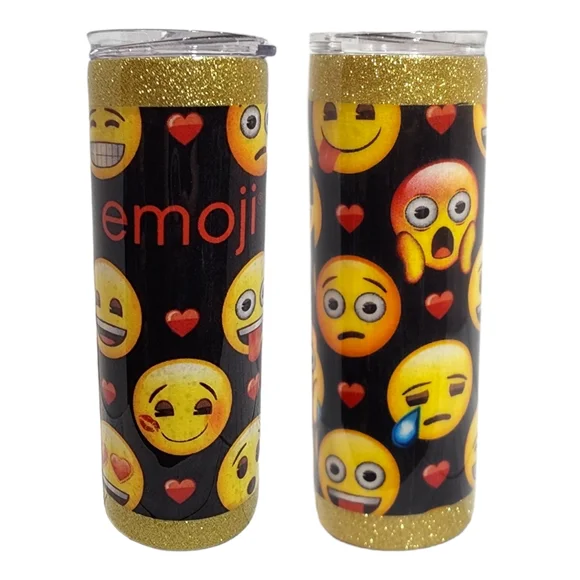 Emoji/ 20oz Custom Fabric Tumbler - Picture 3 of 3